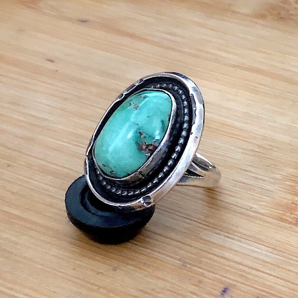 $58  Size 5 & 1/2  Vintage Native American Estate Ring  Unmarked
